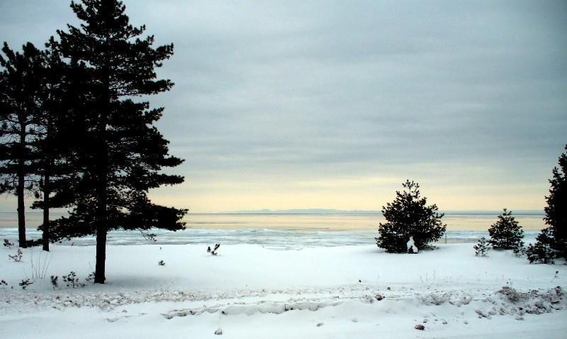 Beachfront Hotel Houghton Lake Natura foto